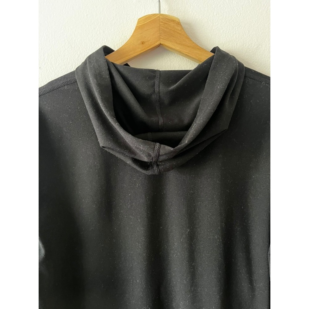Quince Flowknit Performance Hoodie‎ Black Zip Pockets Sweatshirt size small - Picture 6 of 10